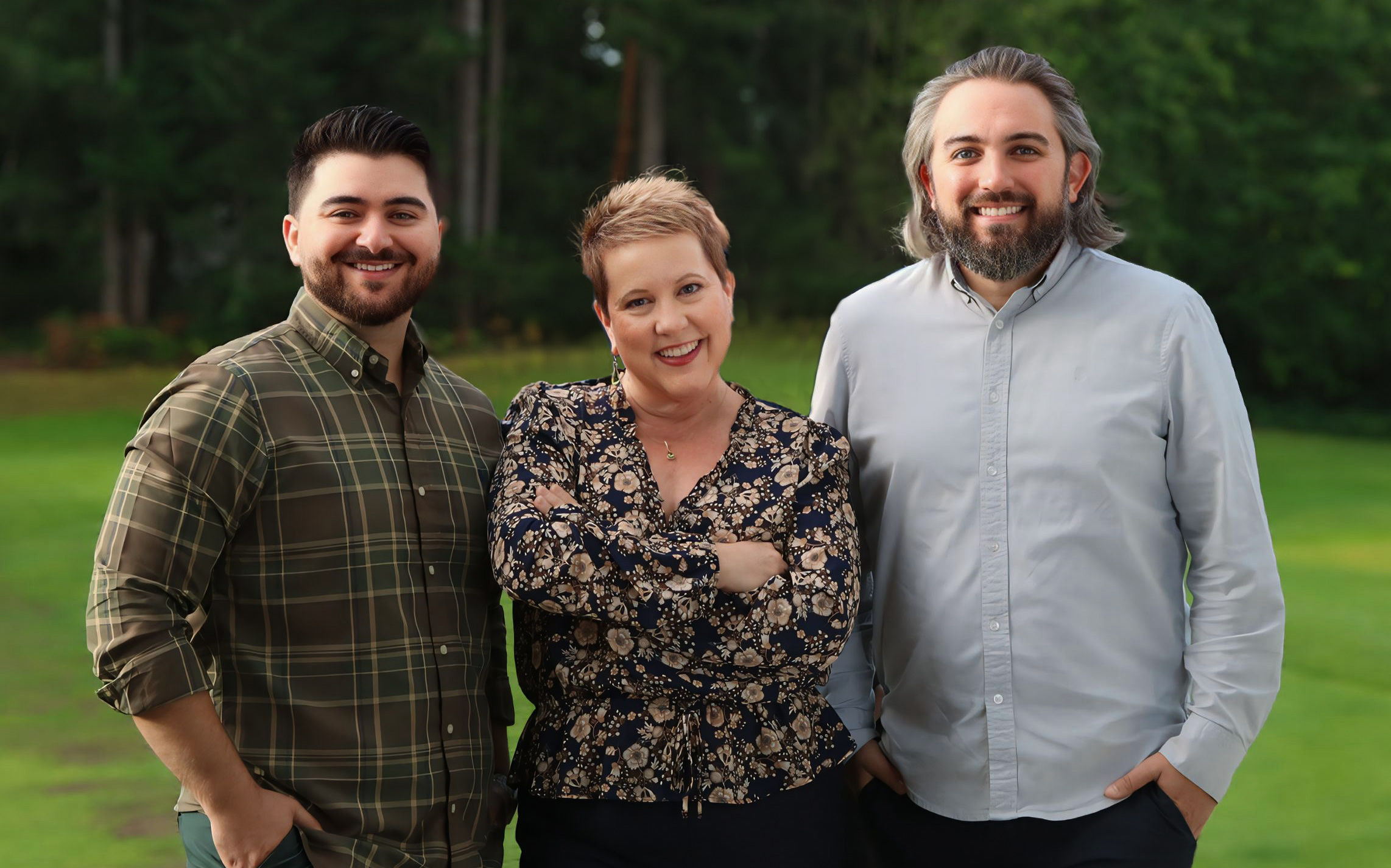Mary, Kris and Oliver